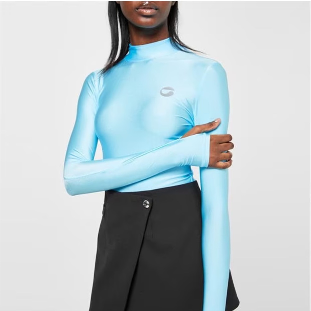COPERNI • Tight High Neck Stretch Nylon Jersey Top